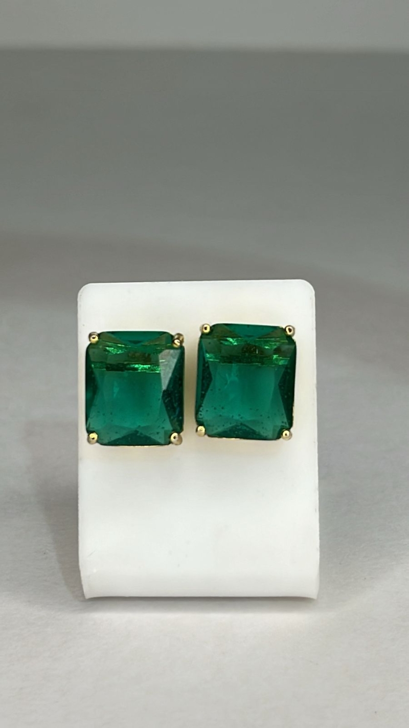 Brinco Verde Esmeralda