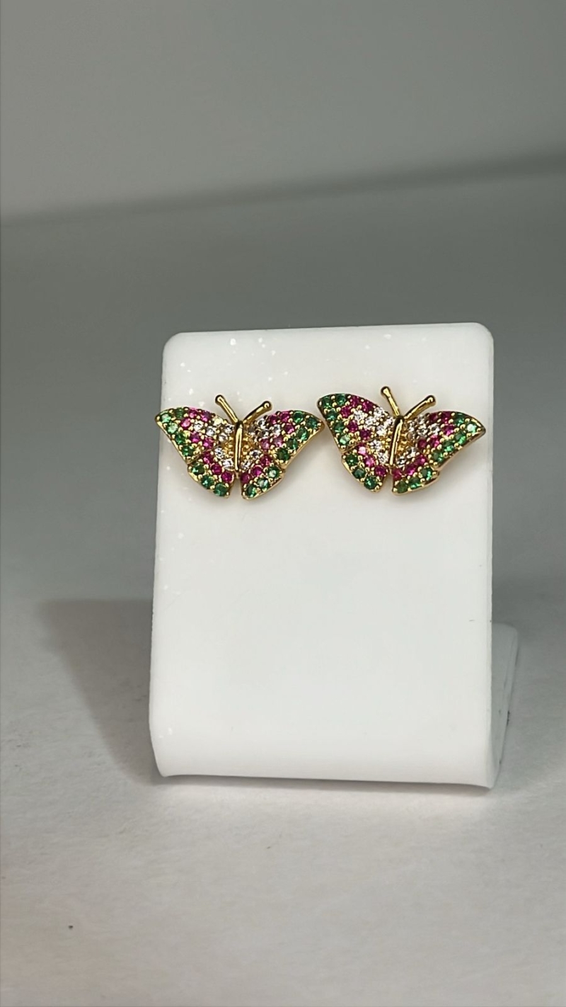 Brinco Borboleta Color Dreams