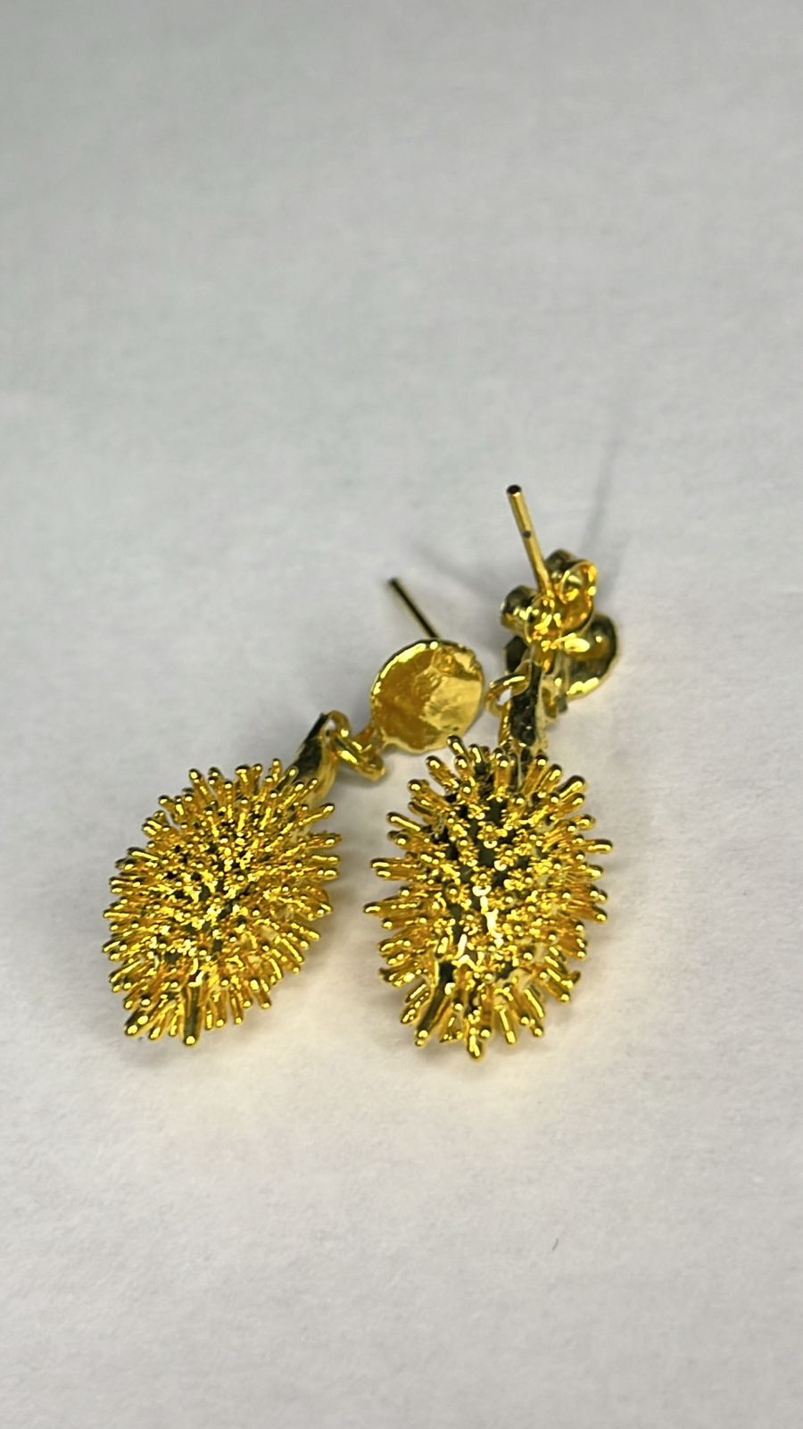 Brinco Dourado Sol Radiante