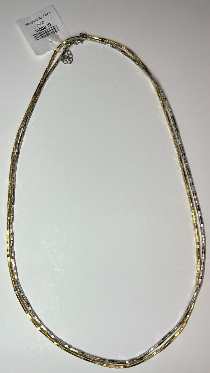 Colar Duo Metálico Elegance