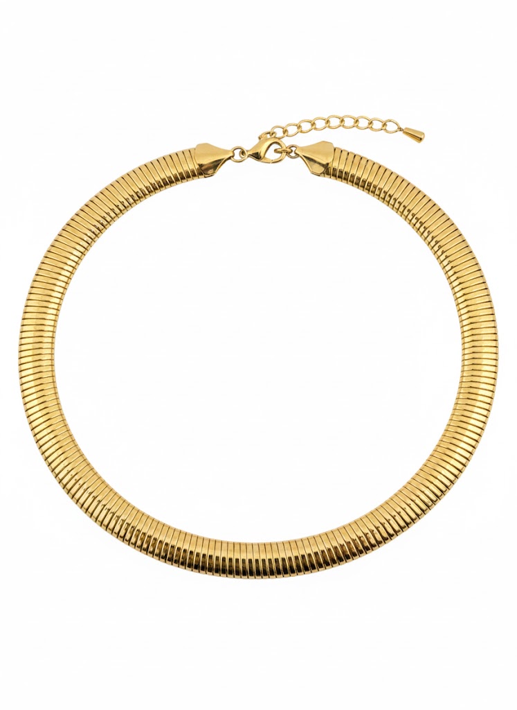 Choker Golden Snake