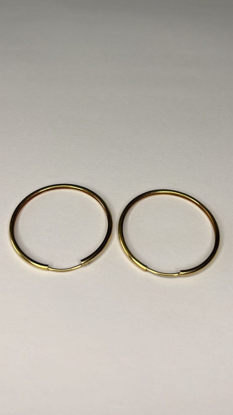 Brinco Argola Essenza Dourada