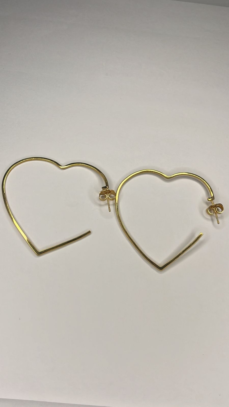 Brinco Coração Lumi Dourado