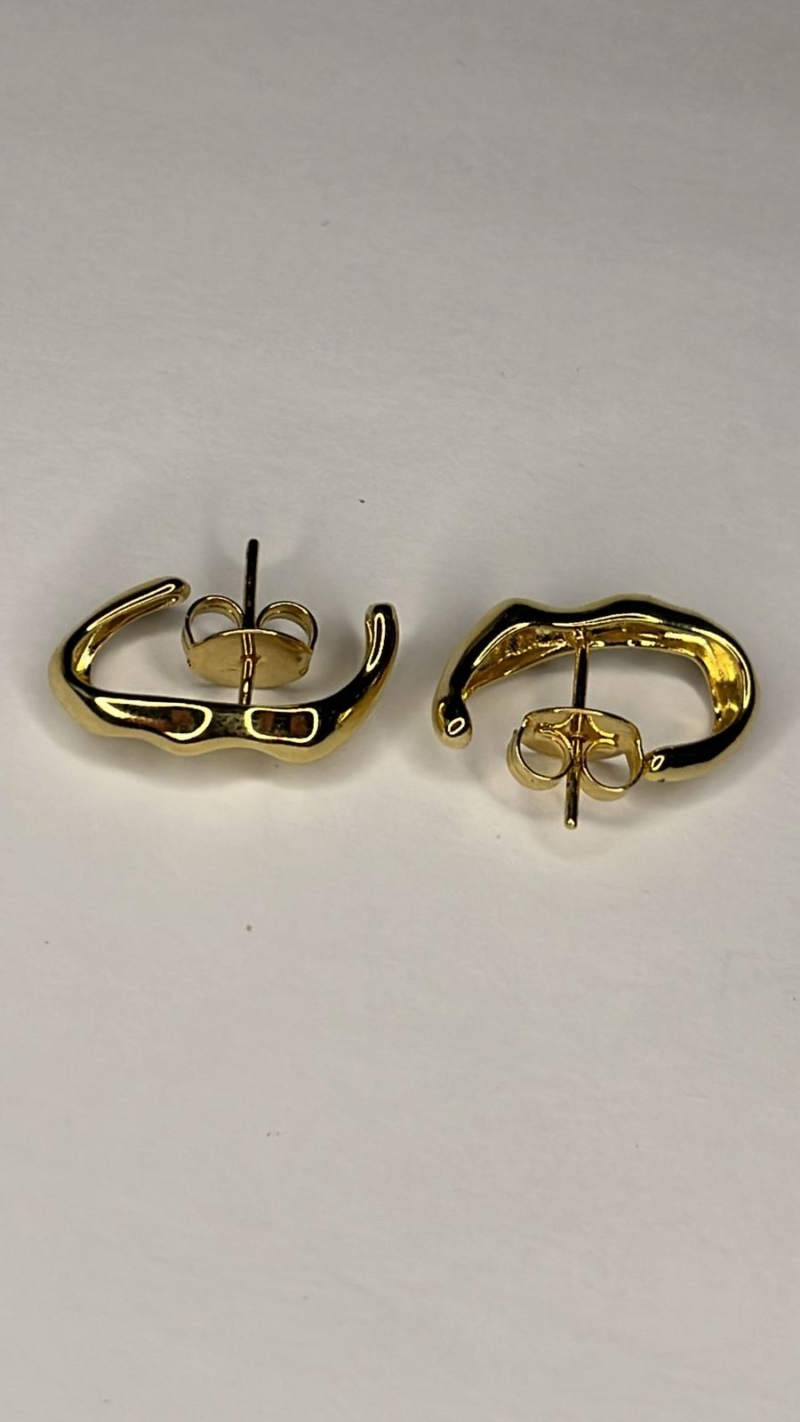 Brinco Dourado Contorno