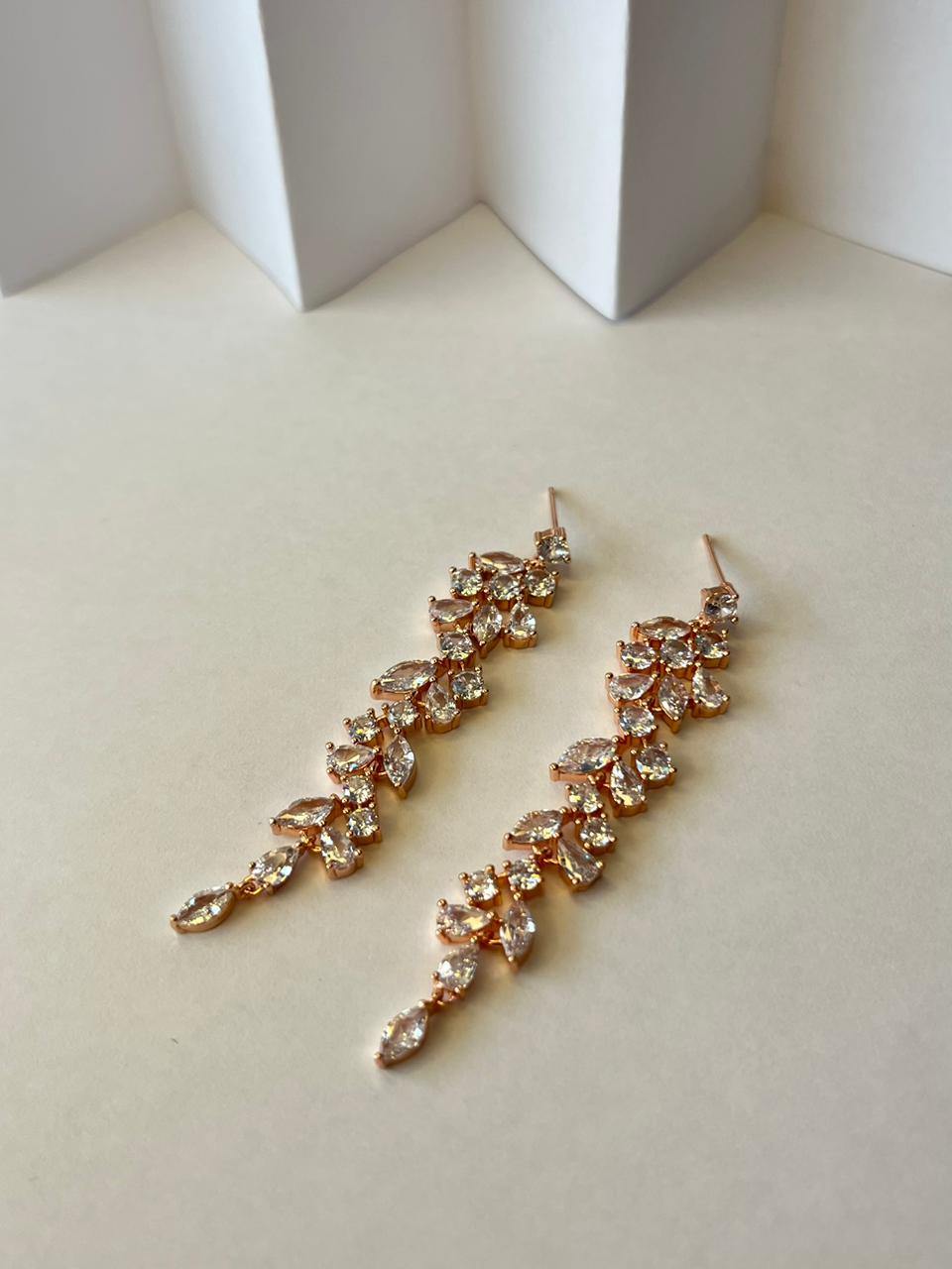 Brinco Cascata Cristal