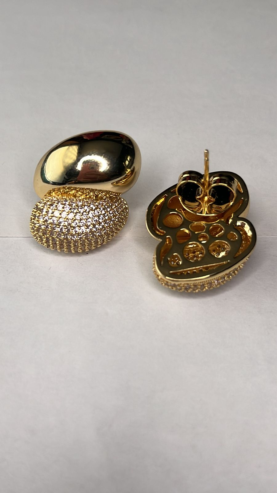 Brinco Duo Lux Dourado