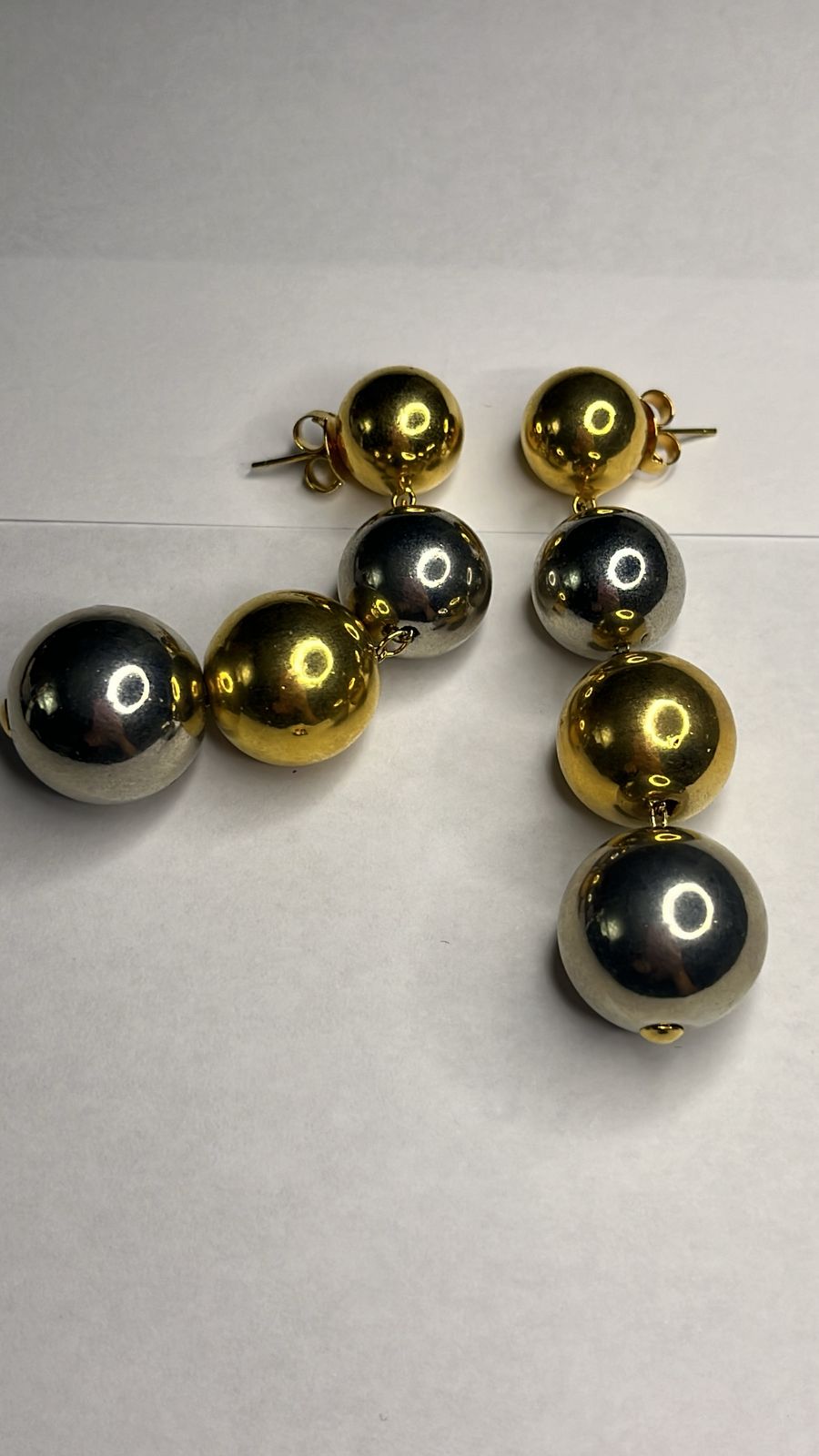 Brinco Dúo Esferas Lux