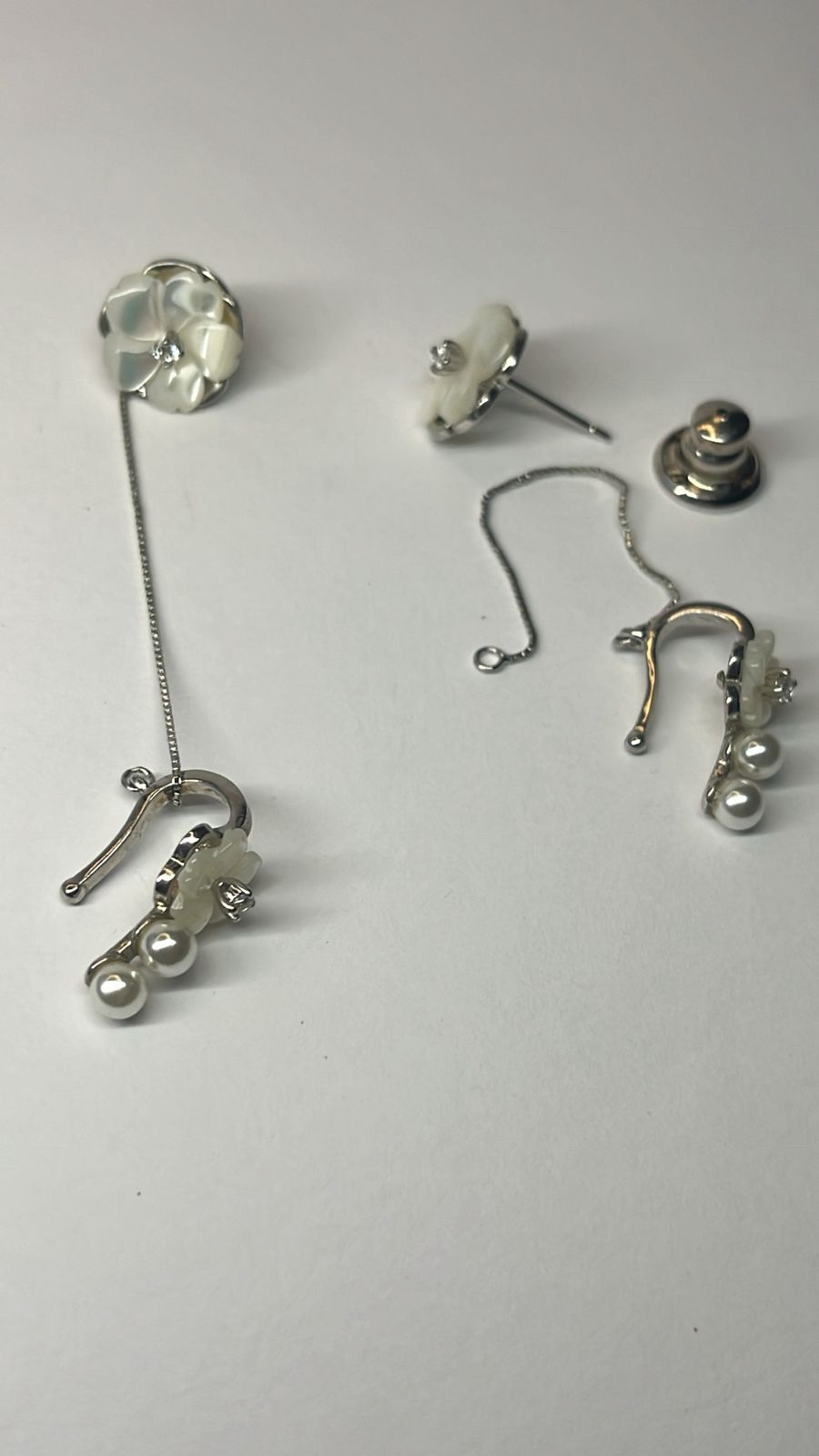 Brinco Orquídea de Luz (Ear Cuff & Pendente)