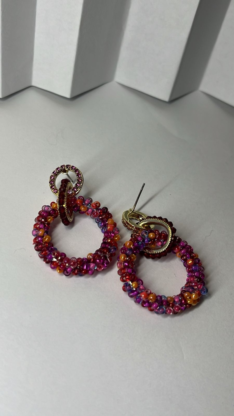 Brinco Argola Color Bloom